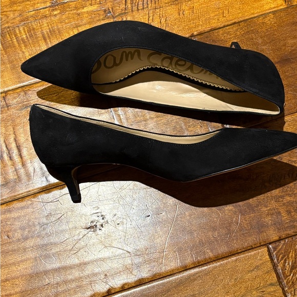 Sam Edelman Black Dori Kitten Suede Pump - Picture 8 of 10